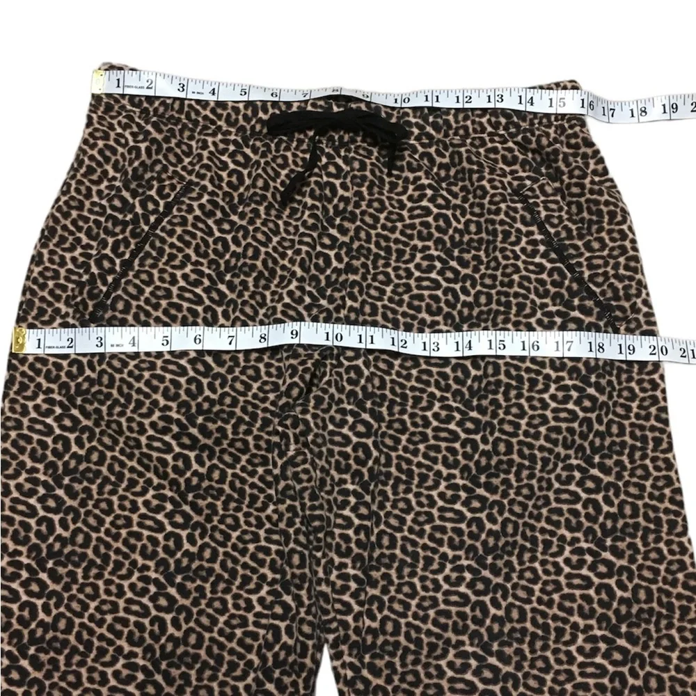 Fruit of The Loom Leopard Print Sleep Pants With Pockets Size M